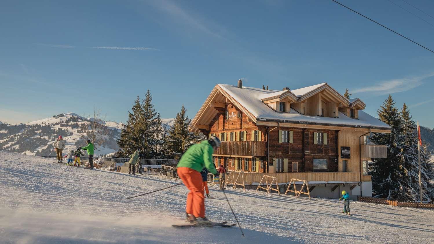 Rinderberg Swiss Alpine Lodge Цвайзимен Екстериор снимка